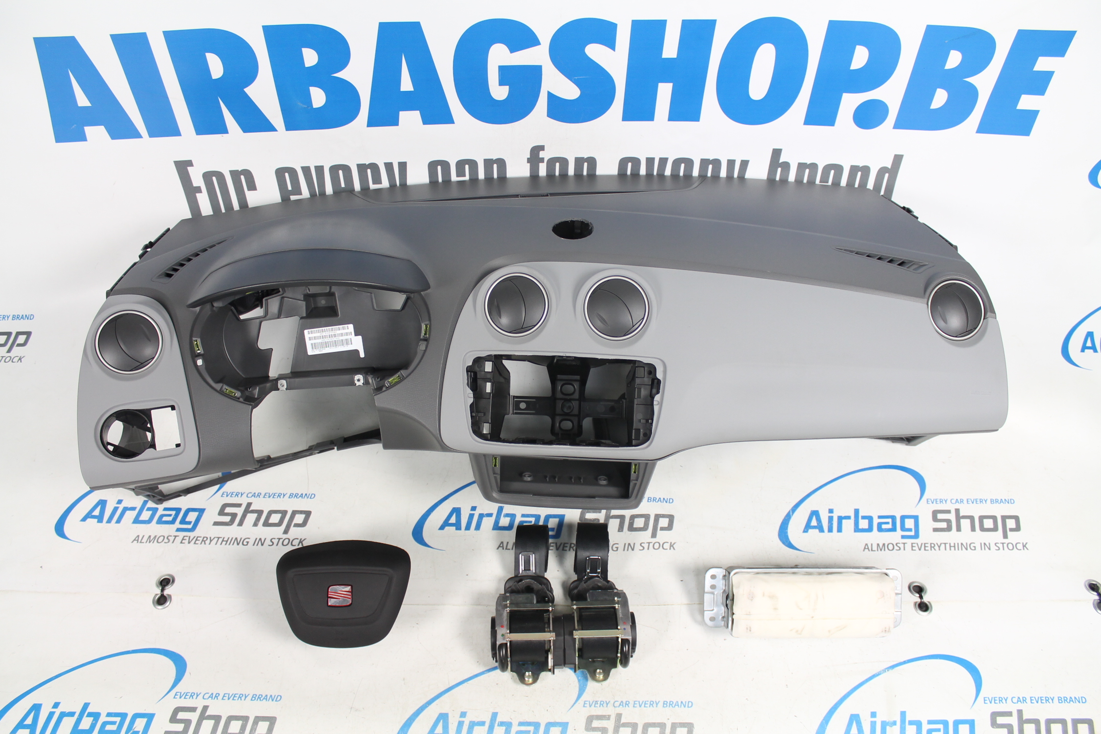 Airbag Set Dashboard Grey With Gps Seat Ibiza J