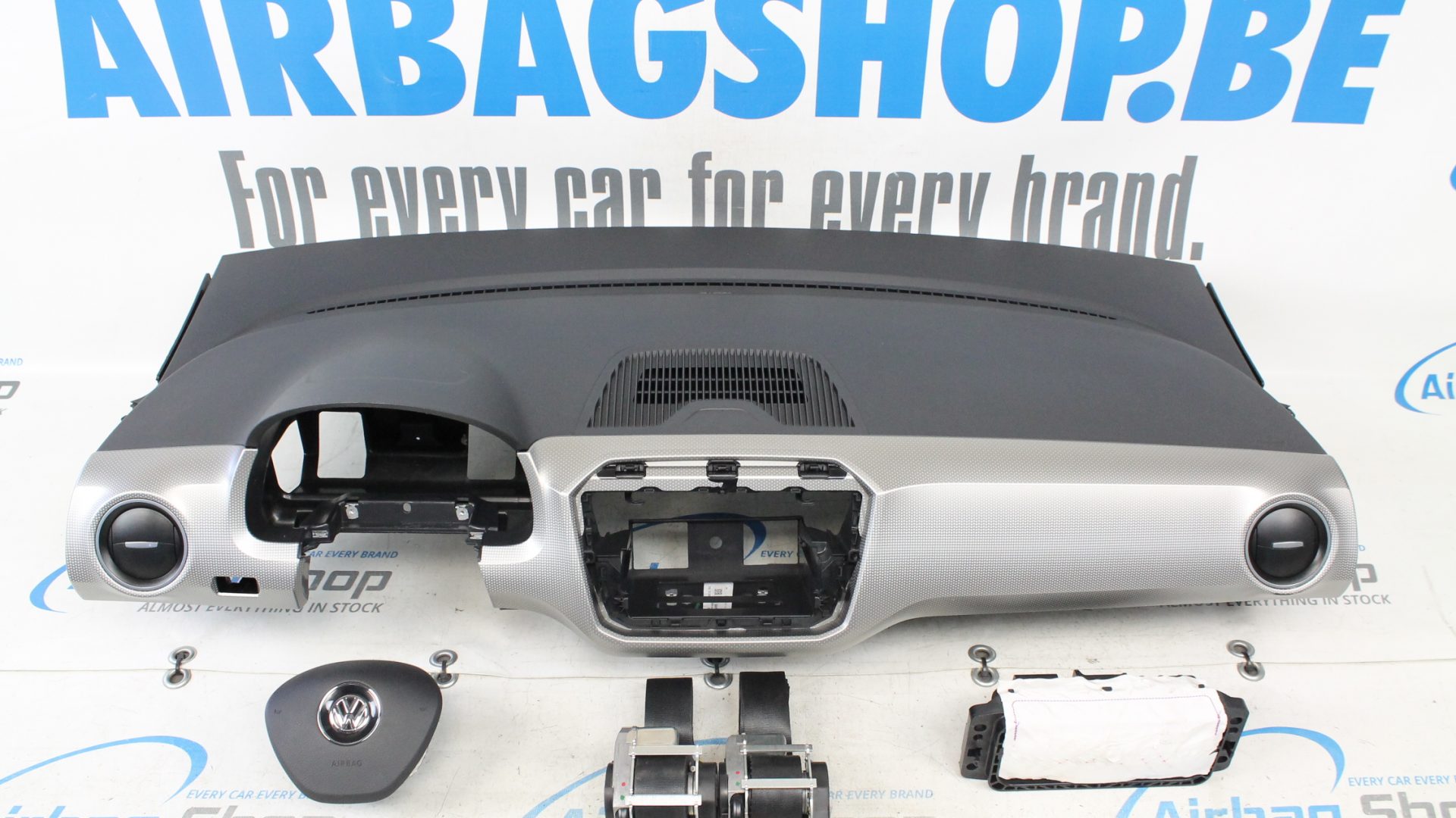 Airbag Set Dashboard Black Silver Volkswagen Up Facelift Airbag Shop